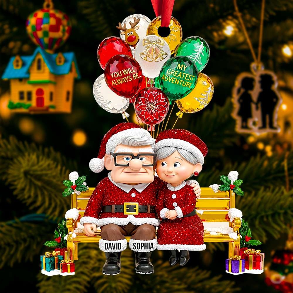 You'Ll Always Be My Greatest Adventure - Personalized Romantic Couple Christmas Ornament