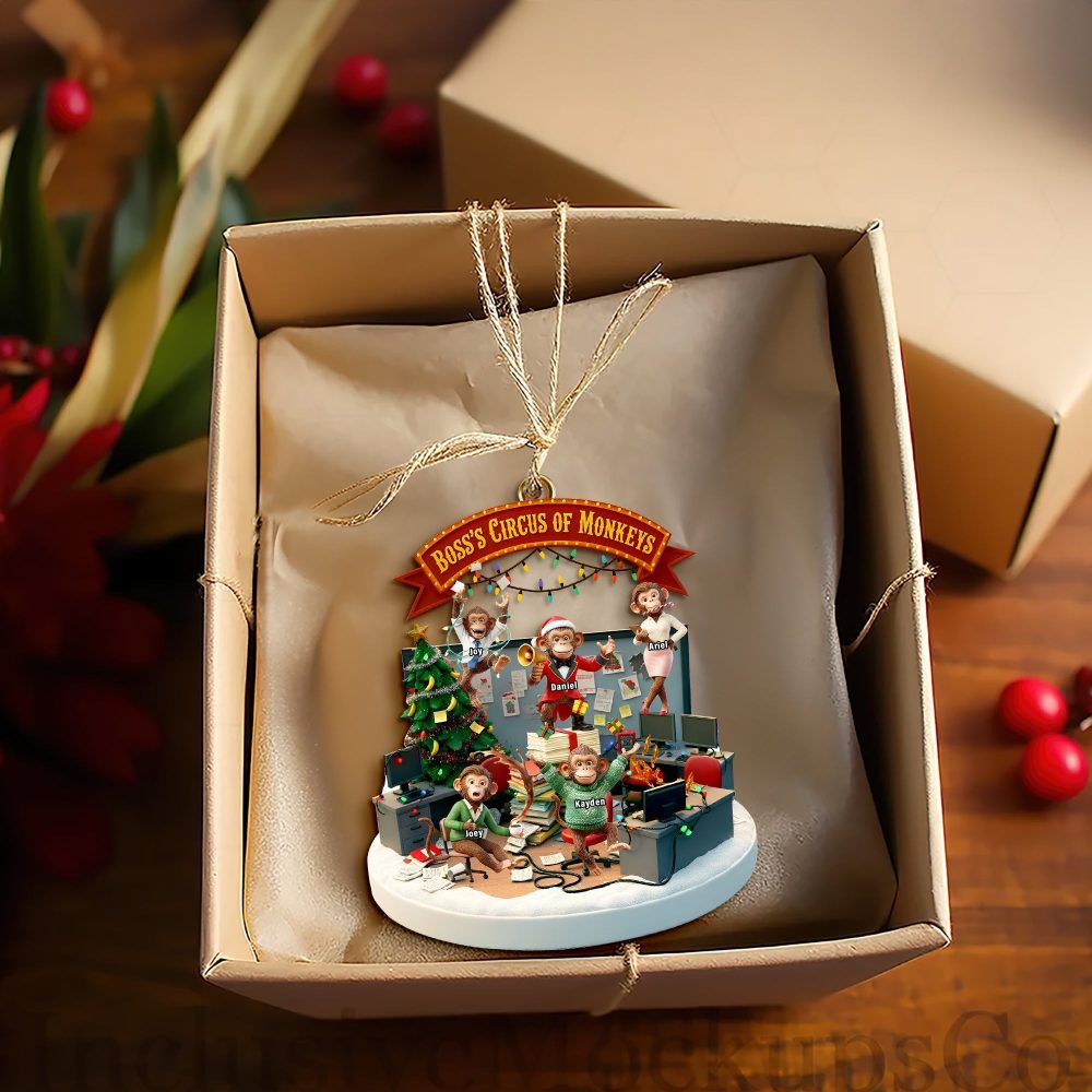 Bring Joy And Laughter With Our Funny Boss'S Circus Ornament - Personalized Gift For Fun Office Workers - Image 2