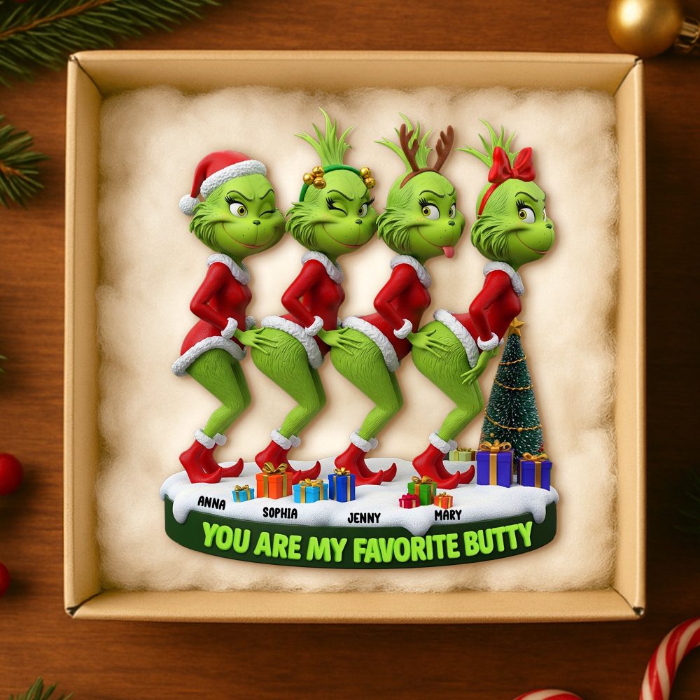 You Are My Favorite Butty - Personalized Funny Gifts For Besties Christmas Ornament - Image 3