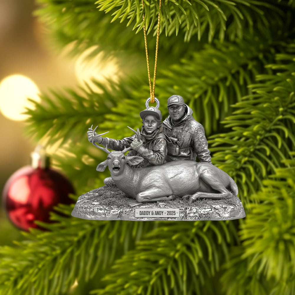 Celebrate Your Hunting Memories - Hunting Trophy Moment Christmas Ornament, Personalized Gift For Outdoor Enthusiasts - Image 3