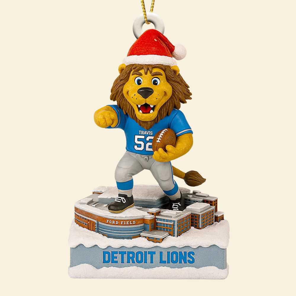 Celebrate Football Spirit With This Personalized Stadium Christmas Ornament - A Unique Gift For Football Enthusiasts! - Image 5