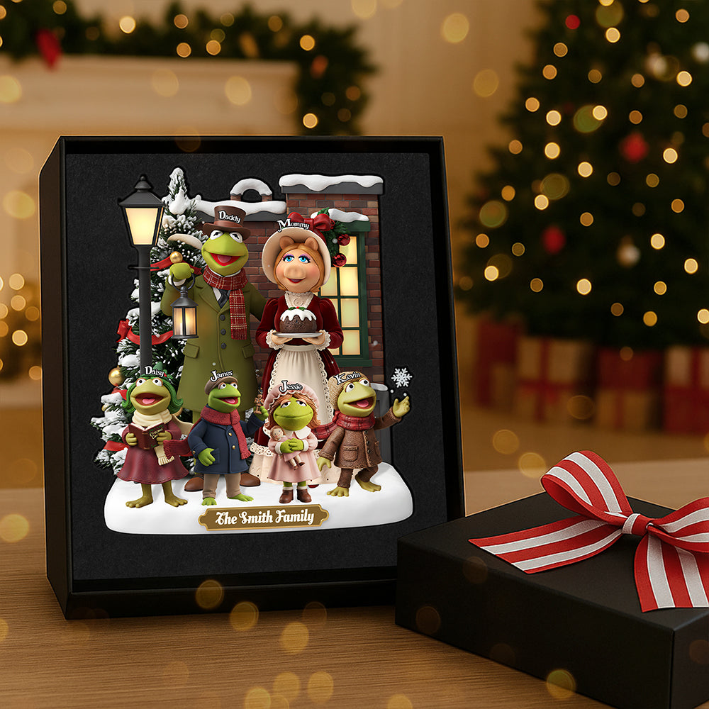 Family Is Everything - Personalized Christmas Acrylic Ornament - Custom Gift For Everyone In The Family - Image 3