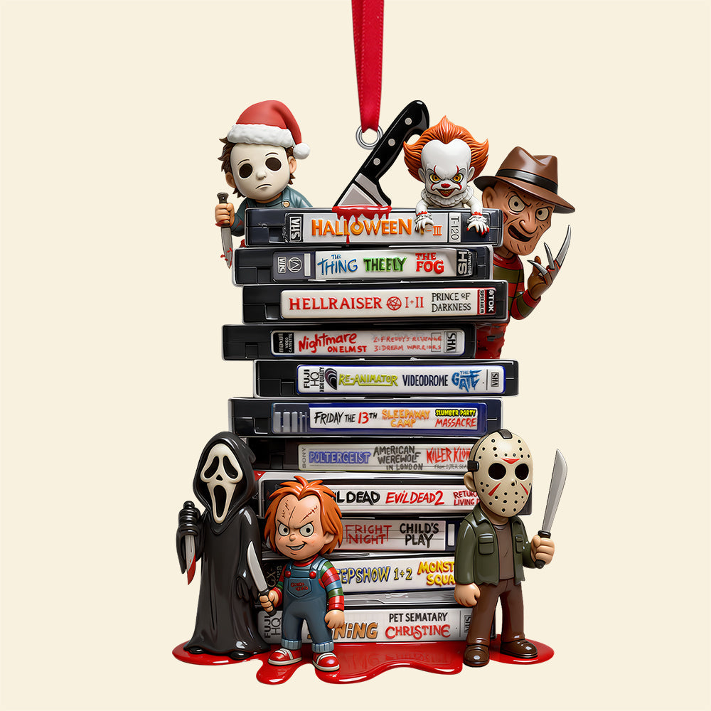 Get Spooky With Your Favorite Characters! - Horror Collection Acrylic Ornament - Personalized Gift For Horror Lovers, Christmas, And Movie Buffs - Image 4