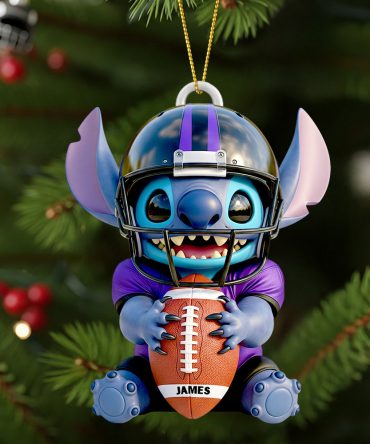 “Score Big With Personalized Touch!” - Tropical Alien Ornament, Custom Gifts For Sports Fans