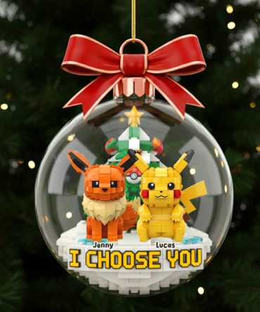 I Choose You – Personalized Christmas Ornament For Couples
