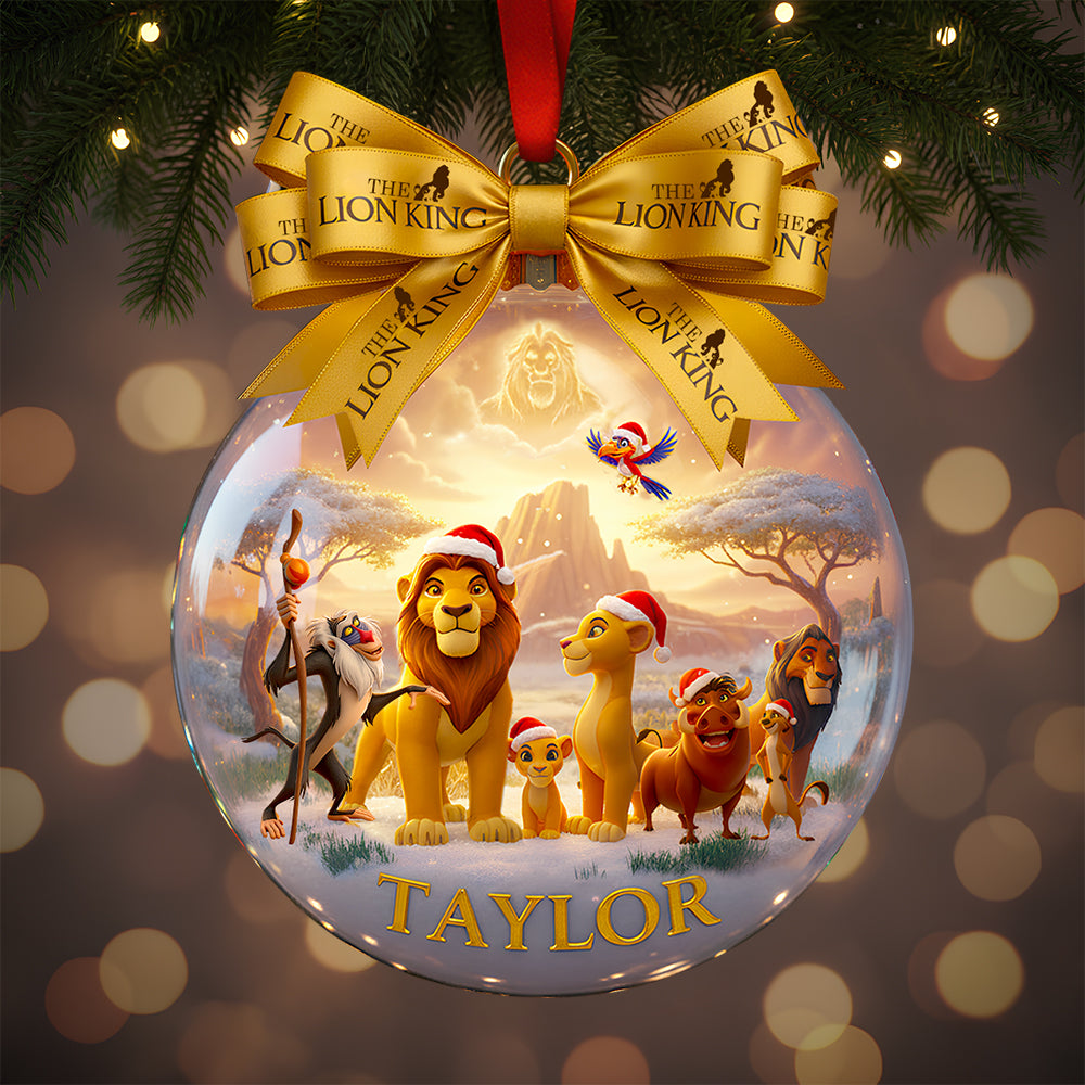 “Celebrate The Magic Of Friendship” - Personalized Christmas At Savanna Ornament - Gift For Movie Fans - Image 3