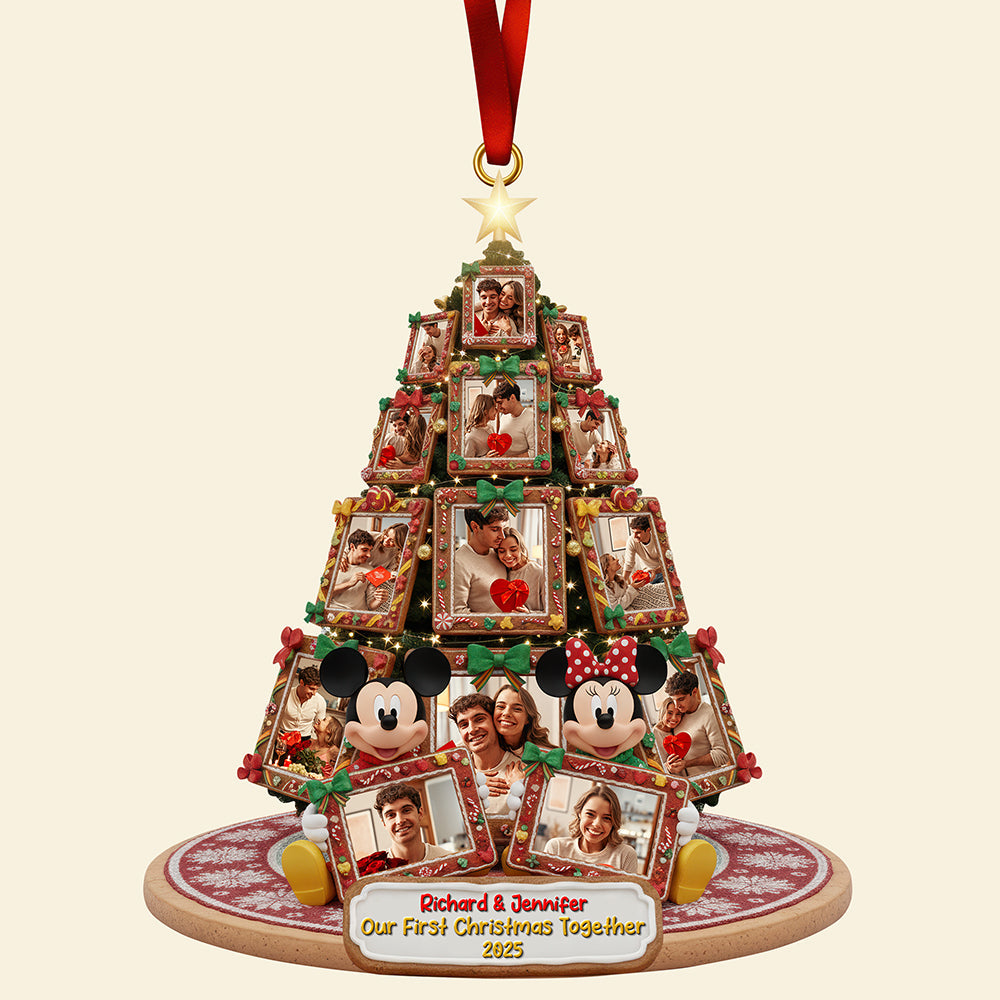 Celebrate Your Love: Our First Christmas Together Ornament - Personalized Gift For Couples - Image 4