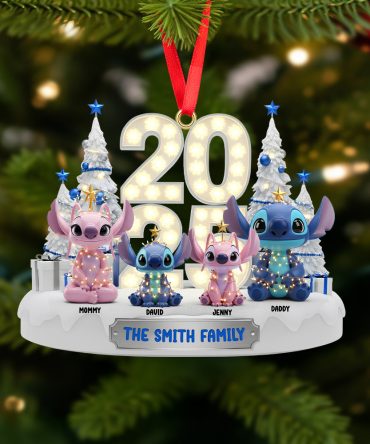 Celebrate Family Togetherness With Our Personalized 2025 Christmas Ornament - Custom Gift For All Family Members