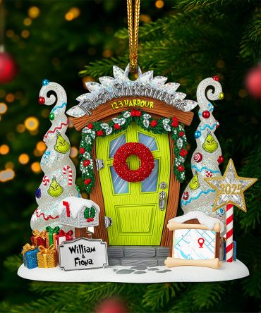 “Celebrate Your First Christmas Together!” - Personalized Ornament For Couples - Perfect Gift For Newlyweds And New Homeowners
