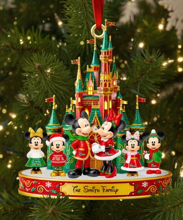 Bring The Magic Home - Magical Family Christmas Castle Ornament - Personalized Gift For Families