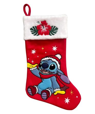 Stitch Among Snowflakes Applique Christmas Stocking