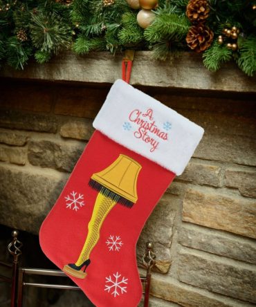 A Christmas Story Embroidered Applique Christmas Stocking