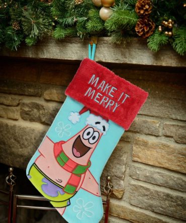 Spongebob Squarepants - Patrick Applique Christmas Stocking