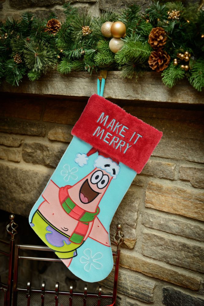 Spongebob Squarepants - Patrick Applique Christmas Stocking