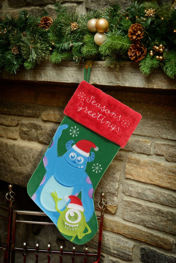 Monsters Inc. Embroidered Applique Christmas Stocking