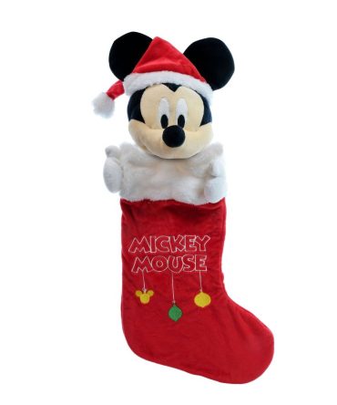Mickey Mouse 3D Plush Head Stocking