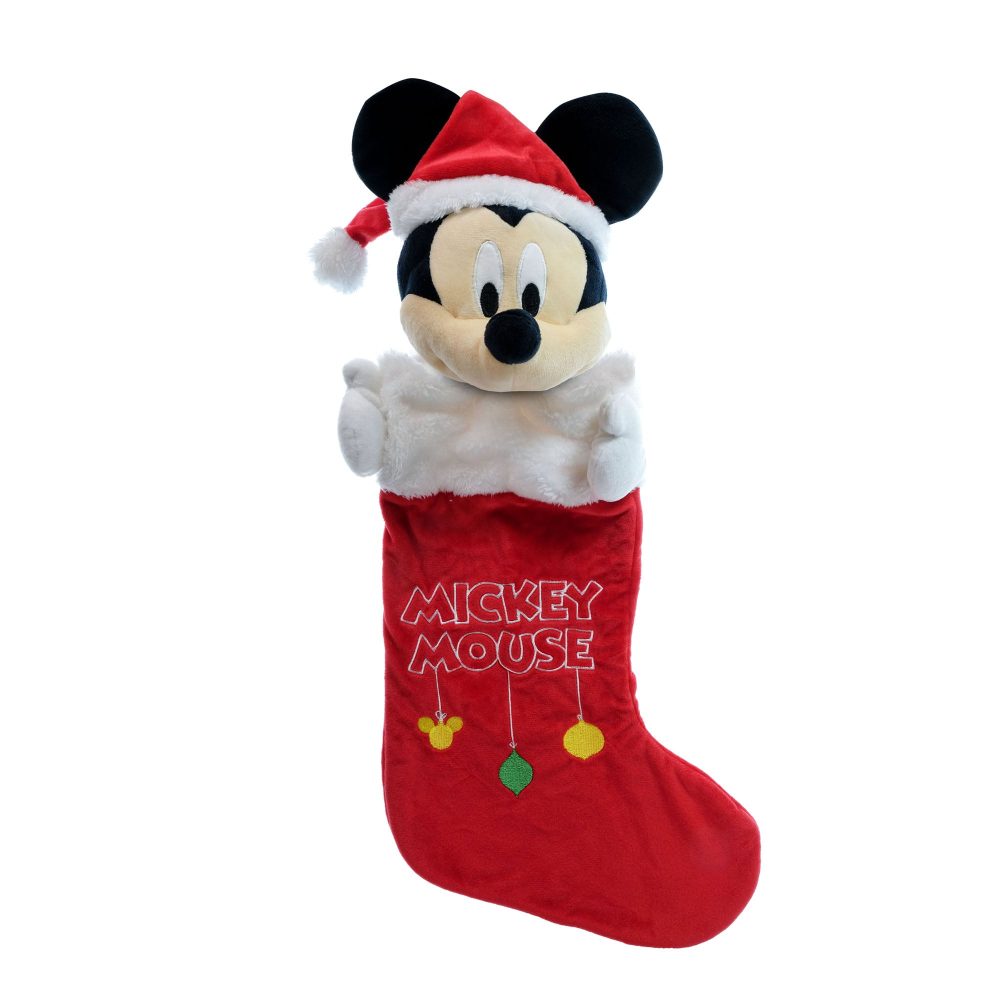 Mickey Mouse 3D Plush Head Stocking