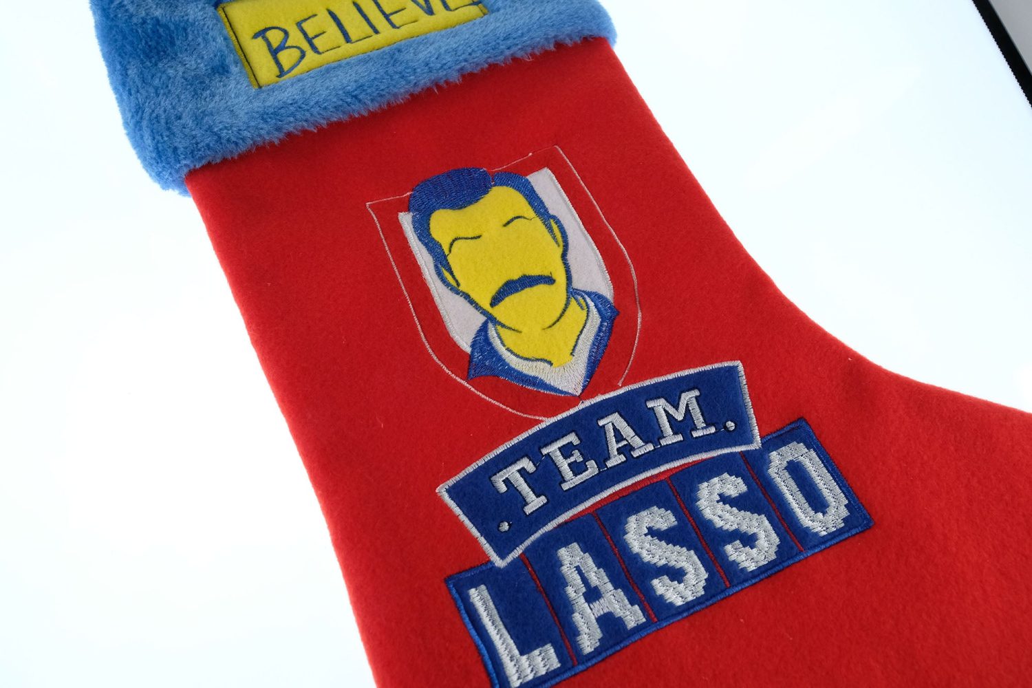 Ted Lasso Appliqué Christmas Stocking - Image 2