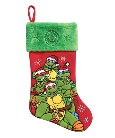 Teenage Mutant Ninja Turtles In Santa Hats Christmas Stocking