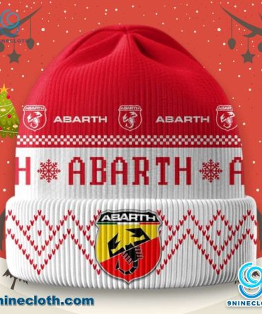 Abarth Logo Ugly Christmas Beanie Hat
