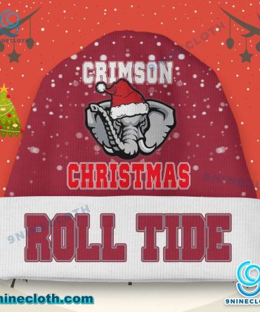 Alabama Crimson Tide Christmas Roll Tide Beanie Hat