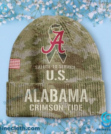 Alabama Crimson Tide Salute To Service U.S. Beanie Hat