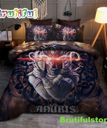 Ancient Egypt Anubis God Bedding Set