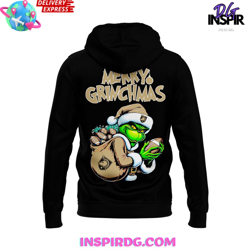Army West Point X Merry Grinchmas Special Hoodie - Image 3