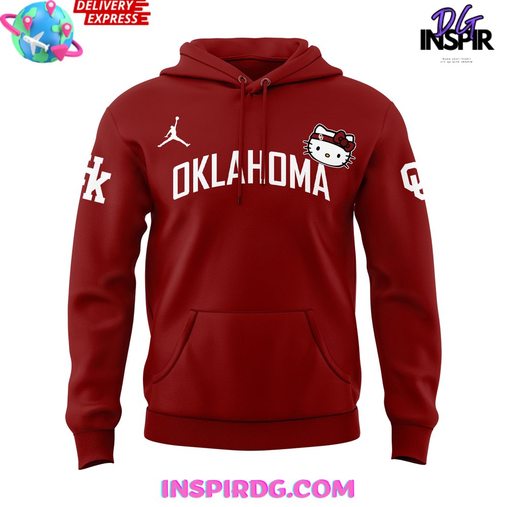 Oklahoma Sooners X Hello Kitty Special Hoodie - Image 2