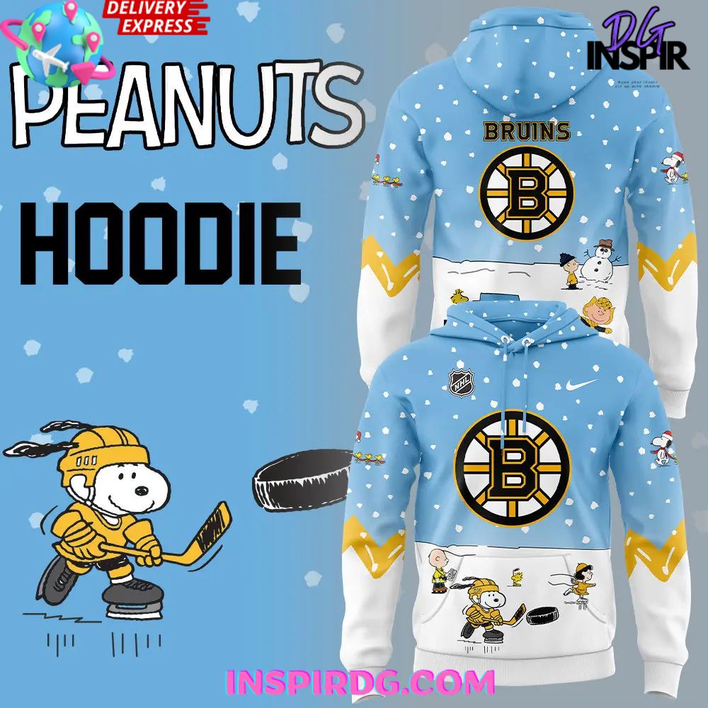 Boston Bruins Peanuts Snoopy Night Special Hoodie