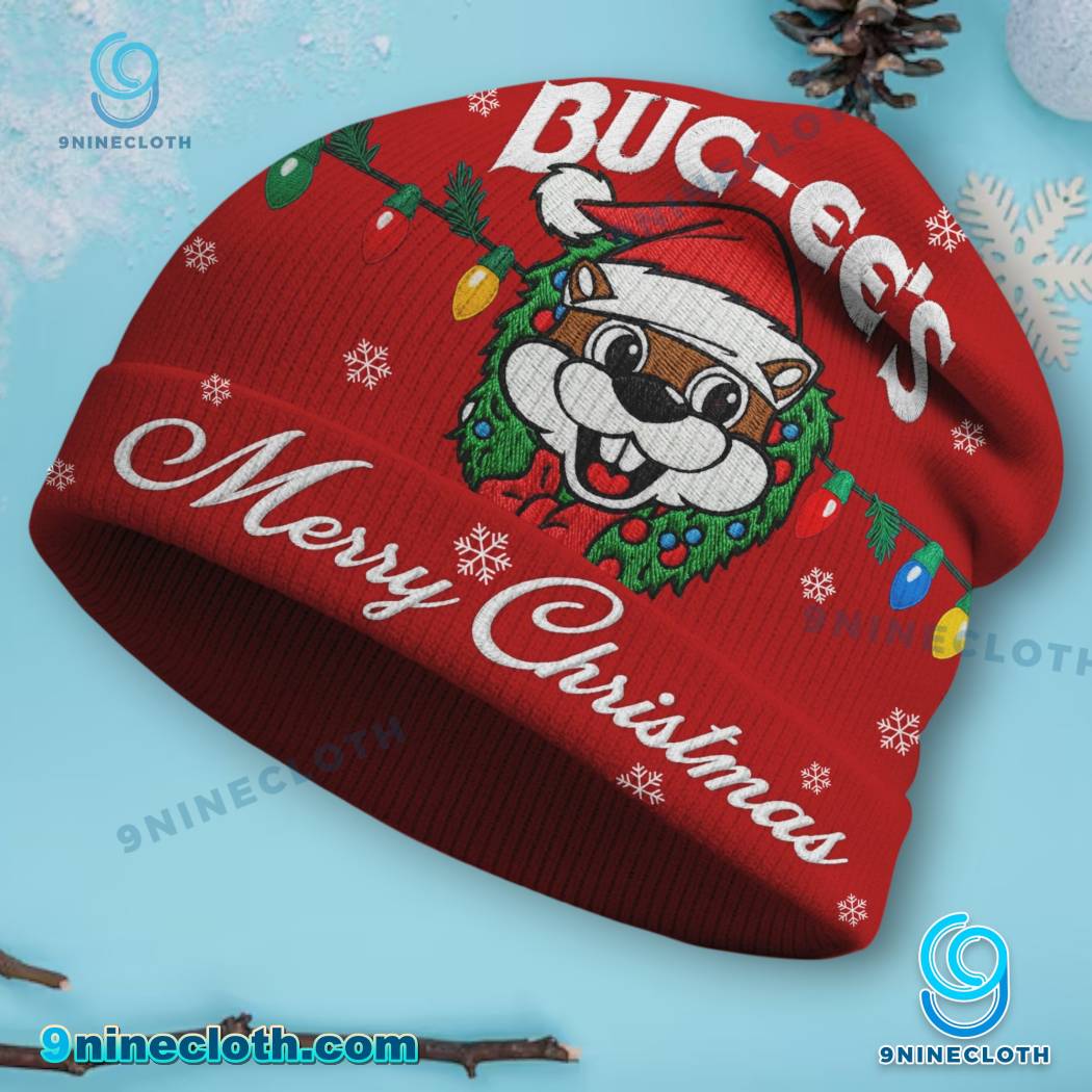 Buc-Ee'S Merry Christmas Beanie Hat