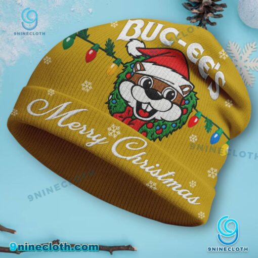 Buc-Ee'S Merry Christmas Beanie Hat - Image 5