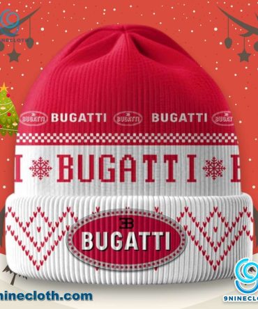 Bugatti Logo Ugly Christmas Beanie Hat