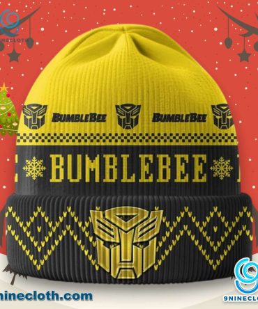 Bumblebee Logo Ugly Christmas Beanie Hat