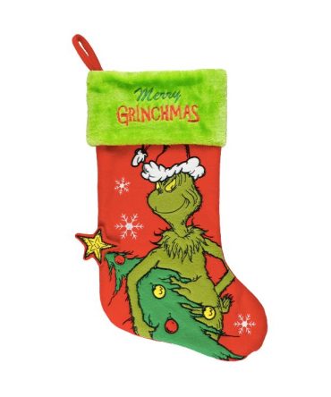 The Grinch Appliqué Christmas Stocking