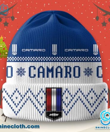 Chevrolet Camaro Logo Ugly Christmas Beanie Hat
