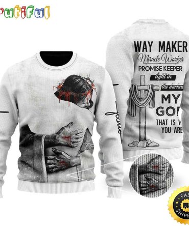 Christian Jesus Easter Ugly Christmas Sweater Gifts For Christian Families