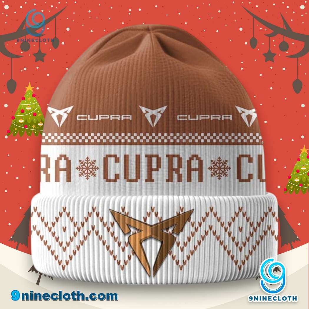 Cupra Logo Ugly Christmas Beanie Hat
