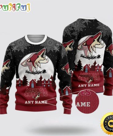 Custom Nhl Arizona Coyotes Ugly Christmas Sweater Xmas Sweater For Fans