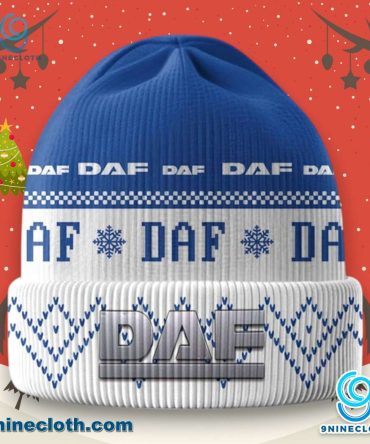 Daf Logo Ugly Christmas Beanie Hat