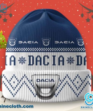 Dacia Logo Ugly Christmas Beanie Hat