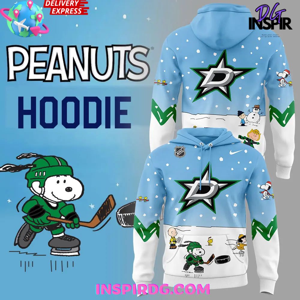 Dallas Stars Peanuts Snoopy Night Special Hoodie