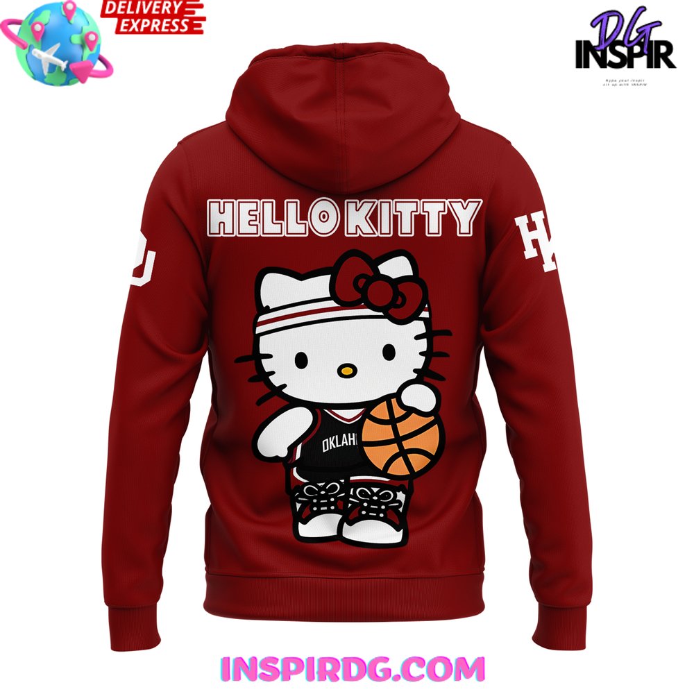 Oklahoma Sooners X Hello Kitty Special Hoodie - Image 3
