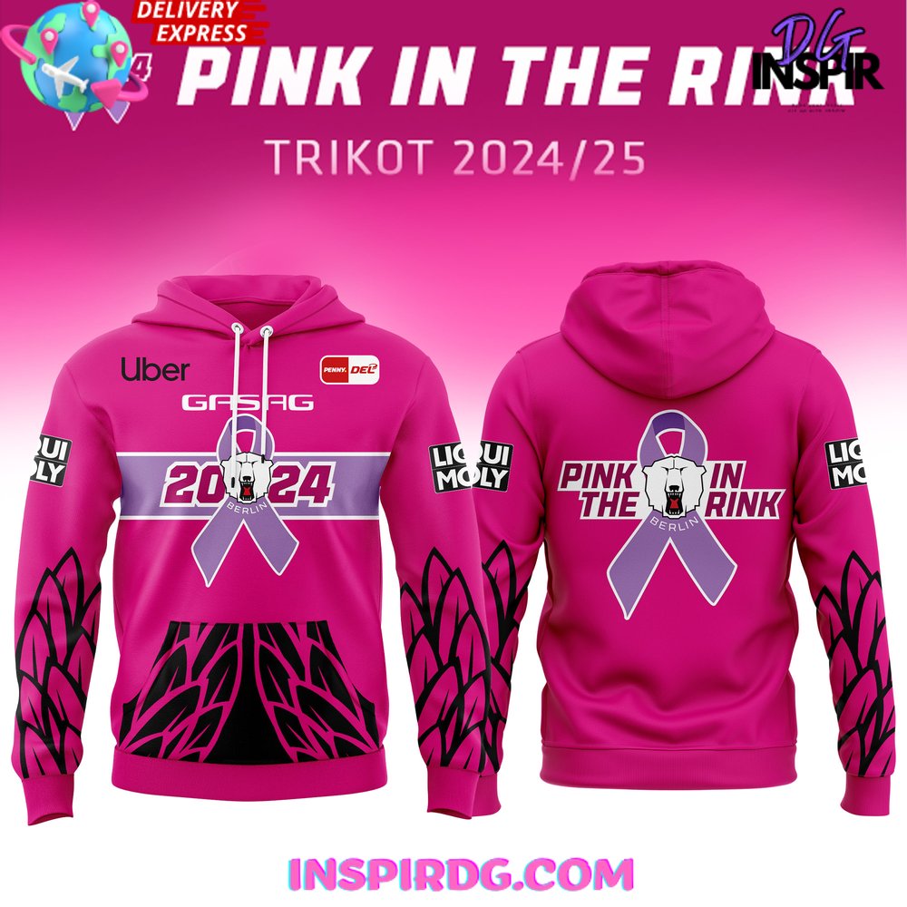 Eisbaren Berlin Pink In The Rink 2024 Hoodie