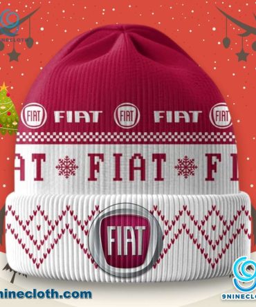 Fiat Logo Ugly Christmas Beanie Hat