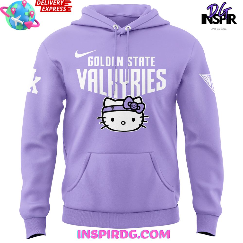 Golden State Valkyries X Hello Kitty Night Special Edition Hoodie - Image 2
