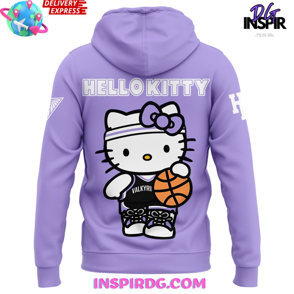 Golden State Valkyries X Hello Kitty Night Special Edition Hoodie - Image 3