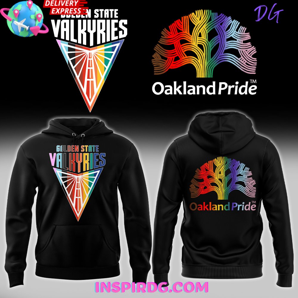 Golden State Valkyries Oakland Pride 2024 Black Hoodie
