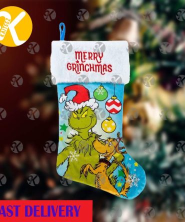Grinch And The Reindeer Merry Grinchmas Christmas Stocking