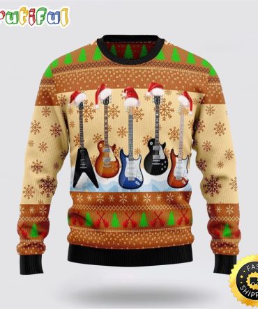Guitar Xmas Ugly Christmas Sweater Christmas Gift For That Everyone Will Love